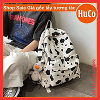 TÚI BALO BÒ SỮA cute form chuẩn ảnh ulzzang nam nữ dùng đi chơi đi học phụ kiện unisex chất vải thô mềm