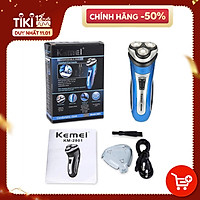 Máy Cạo Râu Dùng Sạc Kemei 2801 - Có Thể Cạo Râu Khô Ướt Và Dùng Kem Cạo Sát Không Đau