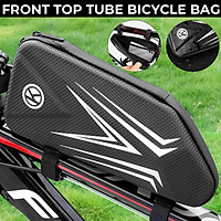 Waterproof Hard Shell Bicycle Bag Portable Bike Horizontal Triangle Bag Fashion Reflective Stripe Bag 270*45*135mm