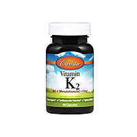 Carlson - Vitamin K2, MK-4 (Menatetrenone), Vitamin K Supplement, Bone & Heart Health, K2 Vitamin, Soy-Free, Vitamin K-2, K2 Vitamins, 180 Capsules