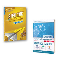 Combo Ôn luyện siêu tốc THPTQG 2020 Tiếng Anh – Khoa học tự nhiên (KHTN)