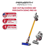 Máy hút bụi không dây cầm tay PerySmith Sonic Pro X5 lực hút mạnh 30000PA - Hàng chính hãng