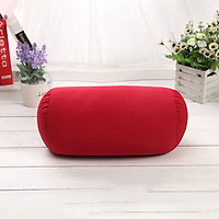 Soft Micro Beads Bed Roll Cushion Neck Head Leg Back Support Light Travel Column Pillow