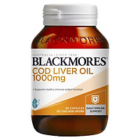 Dầu cá tuyết Blackmores Cod Liver Oil - 80 viên (1000mg)