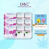Combo 6 Băng vệ sinh thảo dược Doctor Care, BVS ban ngày 24cm siêu khô thoáng cả ngày dài