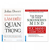 Combo 2 cuốn: Sức Mạnh Tiềm Thức, Làm Điều Quan Trọng
