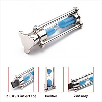 Creative Hourglass Timer Model USB 2.0 Flash Drive Memory Data Storage U Disk Blue for Dell HP Desktop Laptop