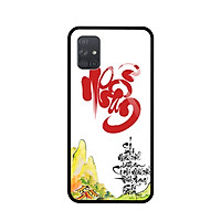 Ốp Lưng Kính Cượng Lực Cho Điện Thoại SAMSUNG GALAXY A71 - 7808 NHAN02 - Hàng Chính Hãng