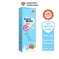Sữa non Colosmulti Biotic hộp 2 gói x 16g chuyên biệt cho trẻ táo bón, tiêu hóa kém