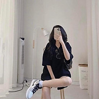 Set bộ đồ nỉ len tăm Ah-woo khóa cổ đen trắng xanh unisex mặc đôi nam nữ phom rộng mặc nhà đi học