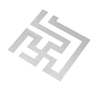 Miếng Dán Tường Tráng Gương - Bạc