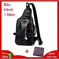 Túi Đeo Chéo Nam Cao Cấp Da Thật TDC354 Kodoros Tặng kèm ví nam thời trang - BẢO HÀNH 1 NĂM DA