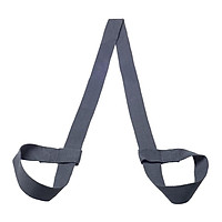 Cotton Yoga Mat Strap Pilates Mat Carrier Fitness Stretchy Loop Black