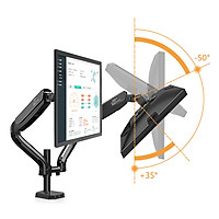 Giá Treo 2 Màn Hình Máy Tính Kaloc DS90-2 Lắp Cho Màn Hình PC 17 inch - 35 inch Hàng Nhập Khẩu