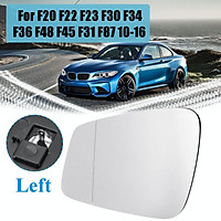 Left Wide Angle Heated Mirror Glass For BMW F20 F22 F23 F30 F34 F36 F48 F45 F31