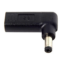 Type CF to 5.5 * 2.1mm Male Right Head PD Chip DC Interface Laptop Adapter