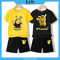 Set Đồ Bé Trai phong cách hàn quốc, chất thun cotton mát lạnh thấm hút mồ hôi, thời trang trẻ em thương hiệu BAW mã 107-108