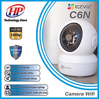 Camera WI-FI EZVIZ C6N 2MP Trong Nhà, Quay Quét 360 Độ, Quan Sát Ban Đêm Bằng Hồng Ngoại Nhìn Đêm, Đàm Thoại 2 Chiều, Theo Dõi Chuyển Động Thông Minh --Hàng Chính Hãng
