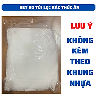 Giá Lưới Lọc Thức Ăn Thừa - Túi Lọc Rác Bồn Rửa Chén Bát - Khung nhựa ABS Cao Cấp