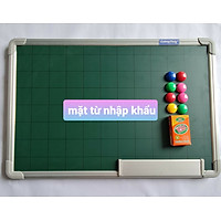 Bảng từ xanh viết phấn, KT: 40x60cm