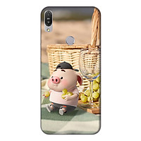 Ốp lưng điện thoại Asus Zenfone Max Pro M1 hình Heo Con Tham Ăn