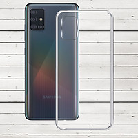 Ốp lưng cho Samsung Galaxy A51 - 01259 - Ốp dẻo trong - Hàng Chính Hãng