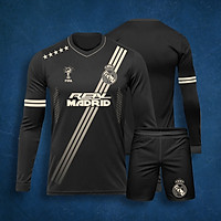 Áo Bóng Đá Độc Lạ Dài Tay - CLB Real Madrid Đen