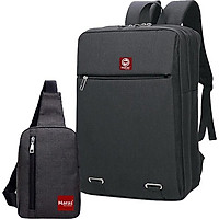 Bộ Balo Campus (33 x 43 cm) + Túi Messenger HARAS HR162HR147