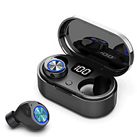 Tai Nghe Bluetooth 5.0 Không Dây, Cảm Ứng Vân Tay, Màn Led Báo Pin, Kháng Nước, Chống Ồn, Âm Thanh Cực Chất - TW80