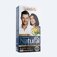 Nhuộm Phủ Bạc Cao Cấp Siêu Dưỡng,Tự Nhiên - Lavox 40 ML - N.682-Dark Brown-Nâu Đen
