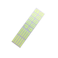 Universal Car Door Window Luminous Button Sticker Fluorescence Stickers