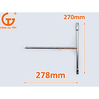 Tay vặn chữ T 3 đầu 1/4 - 3/8 - 1/2