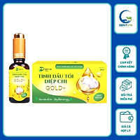 Tinh Dầu Tỏi Diệp Chi Gold+ Kháng Sinh Tự Nhiên Trị Ho Cảm Cúm Sổ Mũi, Tăng Cường Đề Kháng Cho Trẻ Em Và Phụ Nữ Có Thai Lọ 30ml