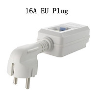 16A 220V 240V EU Plug GFCI Leakage Protection Safety RCD Socket Adaptor Home Circuit Breaker Cutout Power Trip Switch