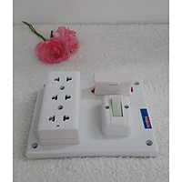 Bảng điện BN3 / Bảng điện đa năng công tắc + cầu chì + ổ cắm