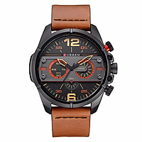 CURREN 8259 Quartz Man Watch Unique Fashion Sport Casual Brand Clock Army Military Business Original Movement Leather