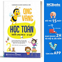 Sách - Ong Vàng Học Toán Dành Cho Trẻ 4-6 tuổi tập 3 - Học Kèm App Online