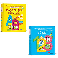 Combo The Amazing Book – Cuốn Sách Diệu Kỳ – Bảng Chữ Cái Tiếng Việt + Số Đếm