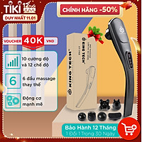 Máy Massage Cầm Tay Đa Năng Cao Cấp KINGTECH - Mát Xa Chuyên Sâu Cho Cổ, Vai Gáy, Bụng, Lưng, Cánh Tay, Chân - Giảm Đau Mỏi Toàn Thân Cho Dân Văn Phòng, Gymer, Người Già, Người Lao Động Nặng - Món Quà Tuyệt Vời Cho Ông Bà, Bố Mẹ - Hàng Chính Hãng