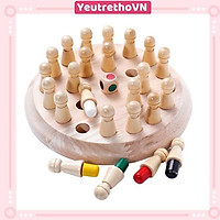 Đồ chơi gỗ thông minh bộ cờ nhớ bằng gỗ rèn luyện trí nhớ thông minh cho bé