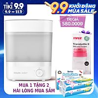 Máy tiệt trùng bình sữa và sấy khô Philips Avent Starlight plus 293.00