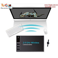 HUION Giano WH1409 V2 Wireless 2.4GHz Graphic Tablets - Bảng vẽ Cảm ứng - Hàng chính hãng