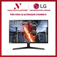 Màn hình máy tính LG UltraGear 27'' IPS QHD 144Hz 1ms (GtG) NVIDIA G-SYNC Compatible HDR 27GN800-B - Hàng Chính Hãng