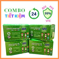 Combo Tiết Kiệm - 4 hộp Khẩu Trang Trẻ Em kháng khuẩn 4M ForMankind màu trắng - Đóng gói riêng từng cái - Thương hiệu 4M - Chuẩn quốc tế, lọc bụi, lọc khuẩn BFE - VFE - PFE >99%, kiểm định bởi Nelson Labs (Mỹ)