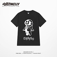 Áo T-shirt Nelly Heybig Phong Cách Hồng Kông Áo Nam Nam Tay Ngắn Thời Trang Mùa Hè