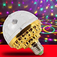 Rotating LED RGB Multi Changing Color Crystal Crystal for Disco Birthday Party Club Bar Decor