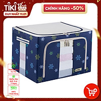 Tủ Vải Đựng Đồ Khung Thép Chịu Lực, Túi Đựng Chăn Màn Quần Áo miDoctor Tiện Lợi - Giao Màu Ngẫu Nhiên