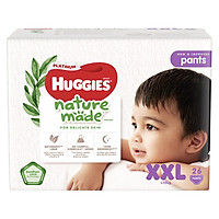 Tã Quần Siêu Cao Cấp Huggies Platinum Nature Made XXL26 (26 Miếng)