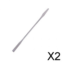 2xReusable StainlessSteel Professional Cosmetic Makeup Mixing Spatula Bar Tool