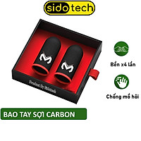 Bao Tay Chơi Game Cảm Ứng Chống Mồ Hôi SIDOTECH Siêu Mỏng Vải Sợi Carbon Siêu Bền Chống Giãn Xù, Cảm Ứng Nhạy Thuộc Dòng Găng Tay Chơi Game Bao Ngón Tay Cho PUBG Tốc Chiến Freefire Liên Quân mobile - Hàng Chính Hãng